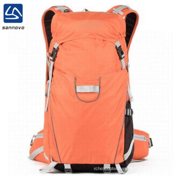 Manufacturer supplier export wholesale camping back pack in small order, high quality black knapsack